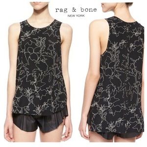 $295⚡️Rag & Bone⚡️ Luxe Silk Racerback Top